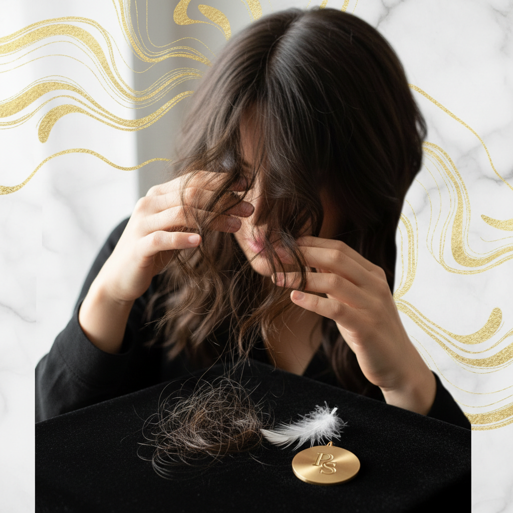 Signs that indicate standard postpartum shedding in the context of Postpartum Hair Loss Timeline