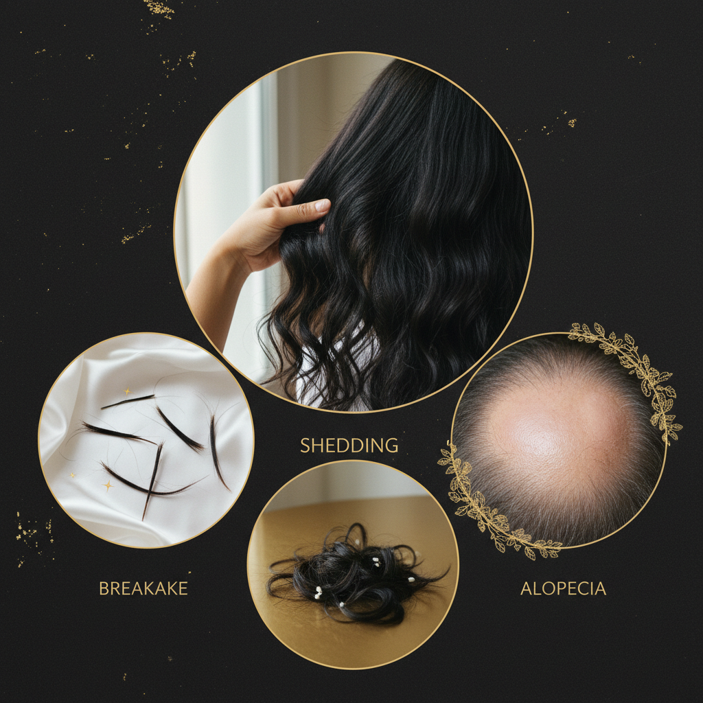 Signs to look for: shedding vs breakage vs alopecia in the context of Postpartum Hair Shedding