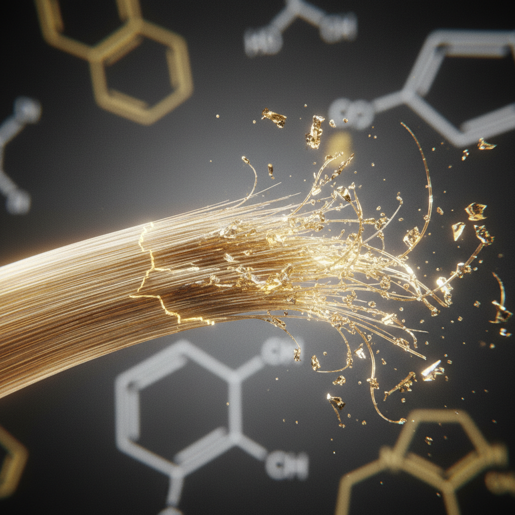 The biological and chemical mechanism of bleach damage in the context of Preventing Hair Breakage After Bleaching