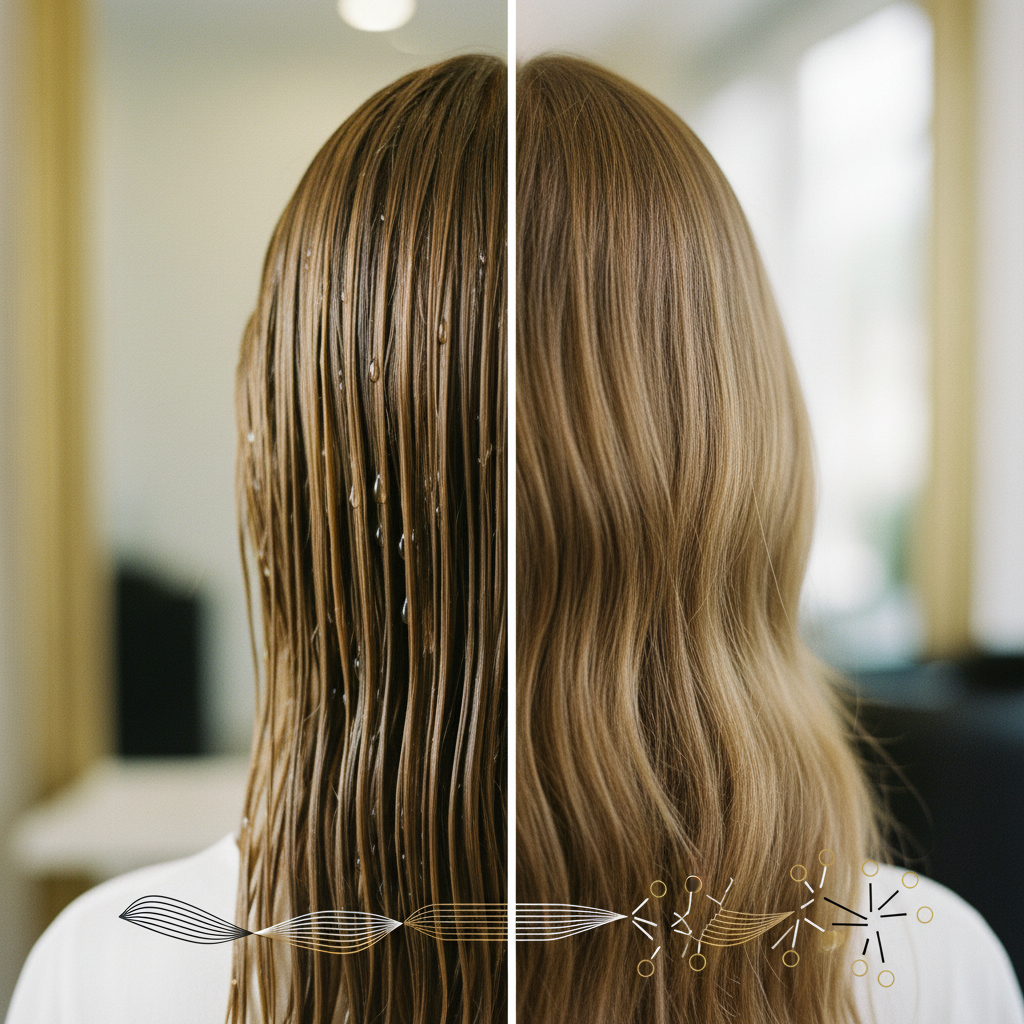 Wet hair versus dry hair: the structural difference in the context of Preventing Hair Breakage and Mechanical Stress