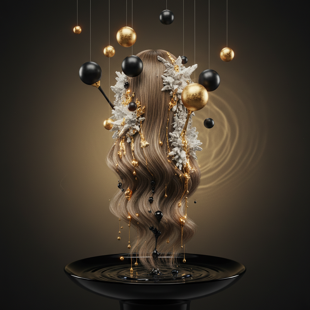 A woman washing her long brown hair under a shower head illustrating how to protect hair from hard water damage