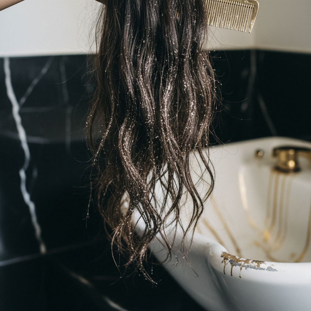 Signs your hair is suffering from mineral build-up in the context of How to Protect Hair from Hard Water Damage