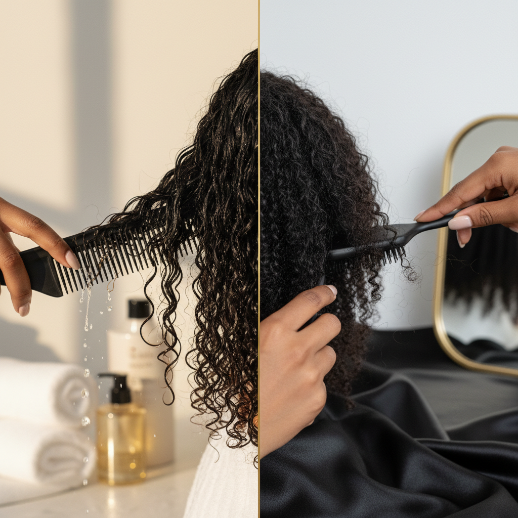 Wet versus dry detangling: which is safer? in the context of Safe Detangling for Fragile Hair