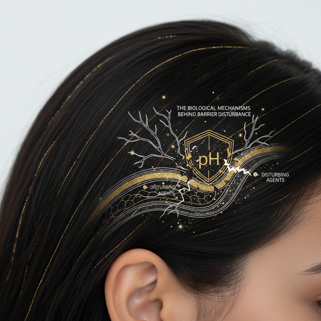 The biological mechanisms behind barrier disturbance in the context of Scalp Acid Mantle Function