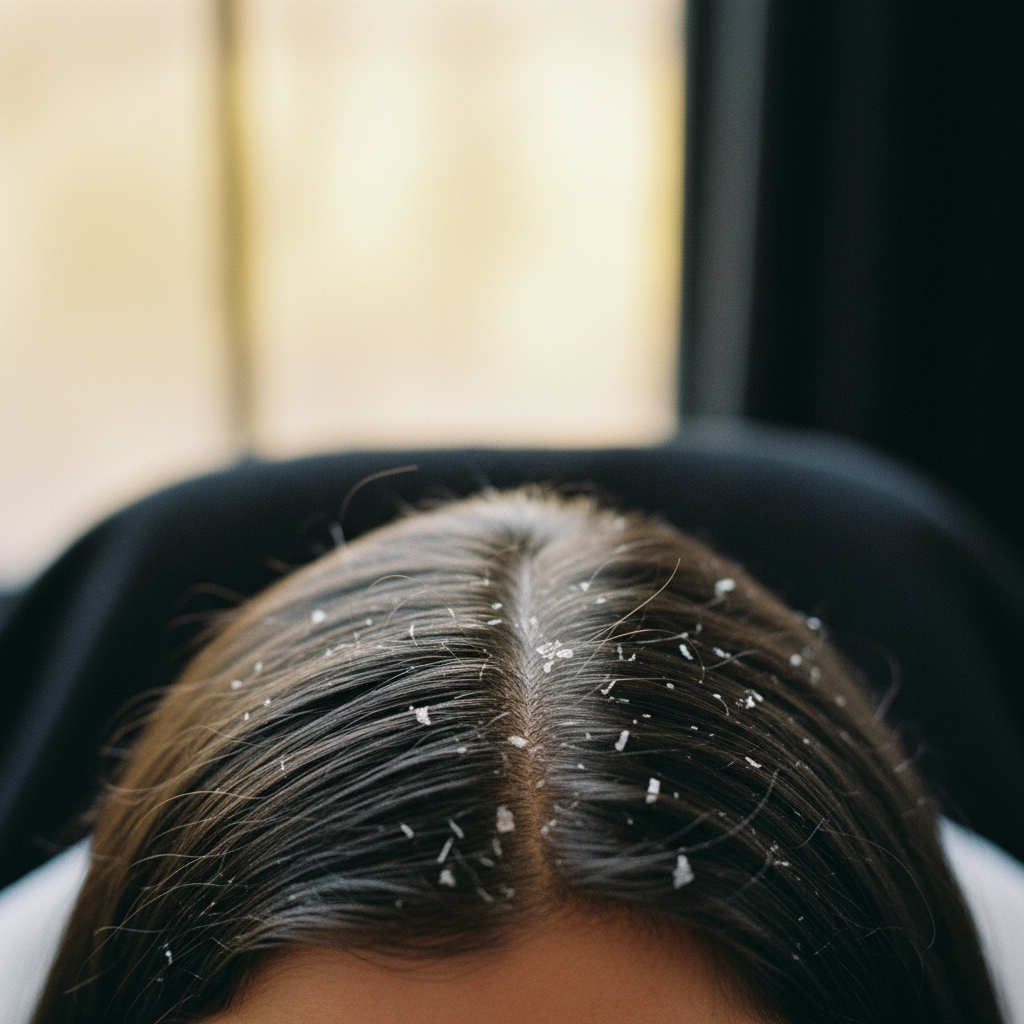 Signs of a disrupted scalp acid mantle in the context of Scalp Acid Mantle Maintenance