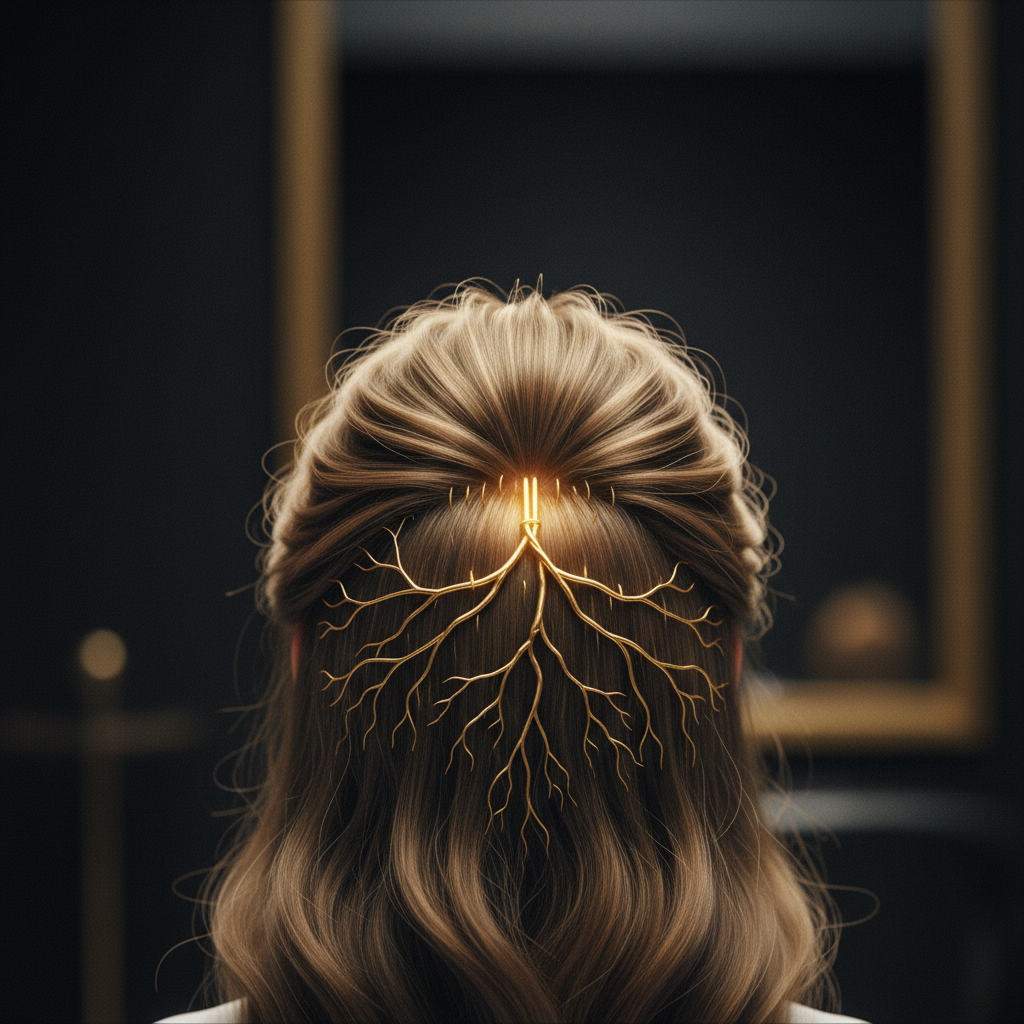 Close view of hands massaging a healthy scalp to support Scalp Circulation and Growth