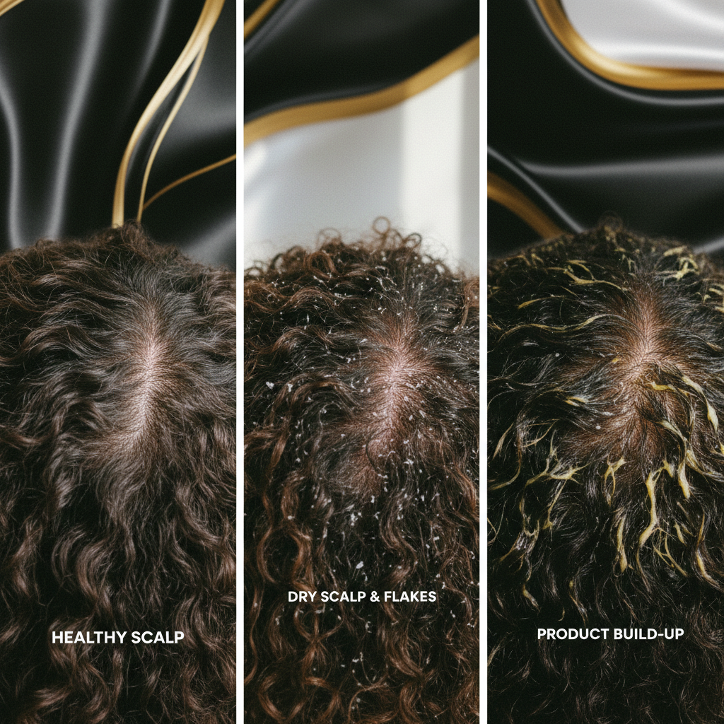 Comparing common scalp conditions in curly hair in the context of Scalp Health for Curls