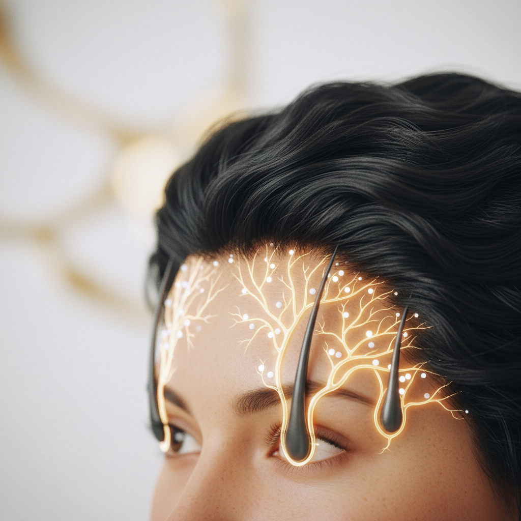 Biological mechanisms connecting the scalp to hair growth in the context of Scalp Health for Growth