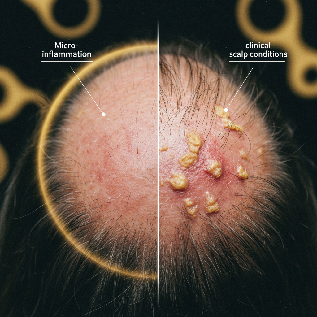 Micro-inflammation vs clinical scalp conditions in the context of Understanding Scalp Micro-Inflammation