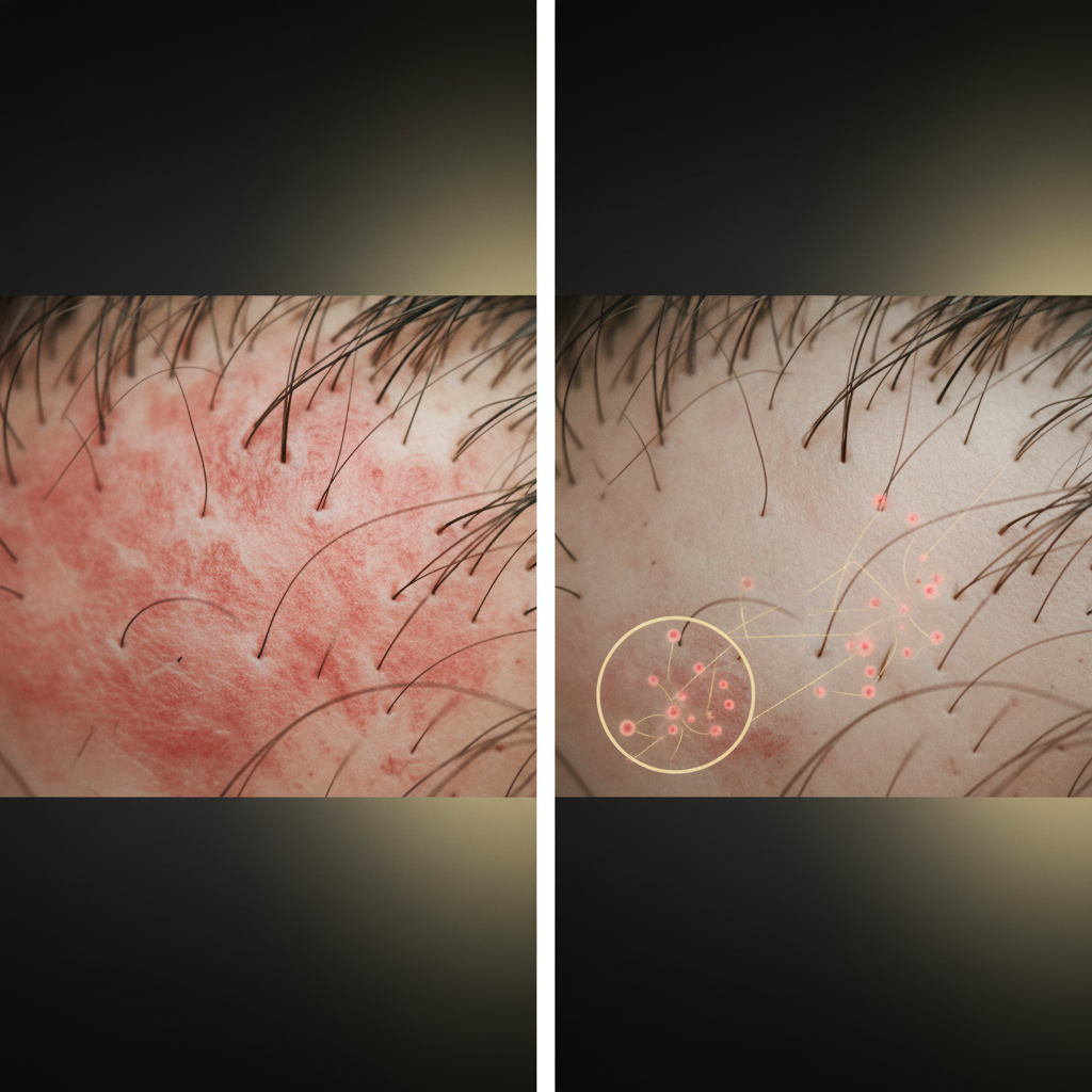 Clinical scalp inflammation vs scalp micro-inflammation in the context of Scalp Micro-Inflammation and Hair Thinning