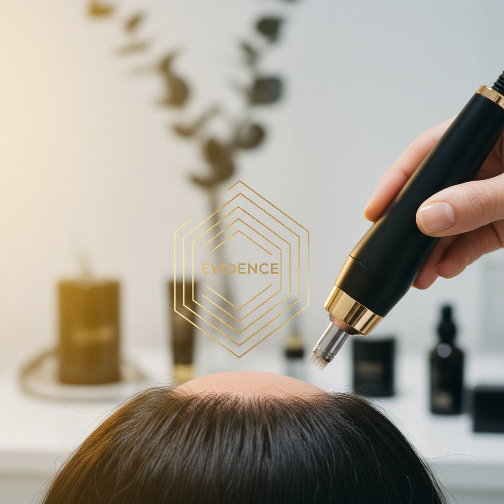 What the evidence does not show in the context of Scalp Micro-Needling for Hair Growth