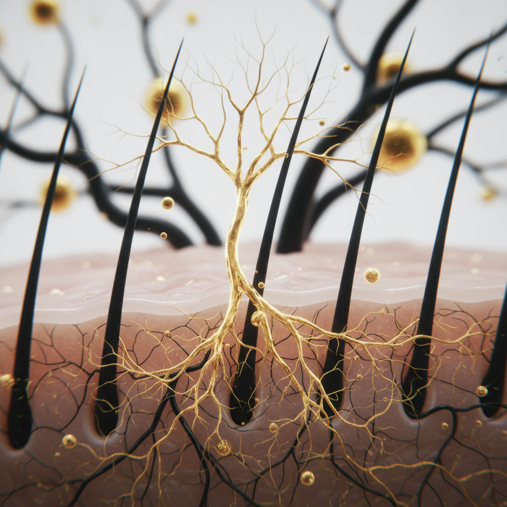 The biological mechanism of scalp perfusion in the context of Scalp Microcirculation and Growth