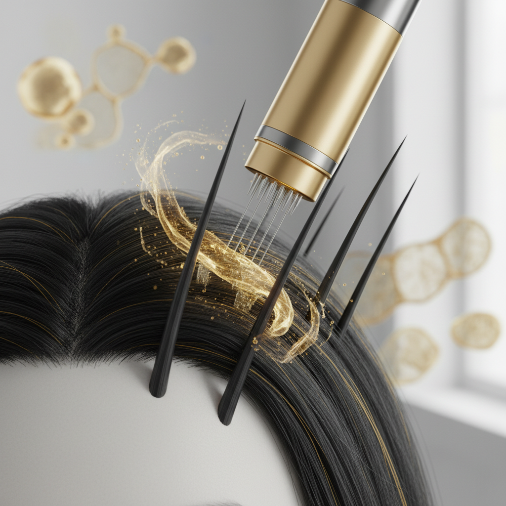 How the biological mechanism works in the context of Scalp Microneedling