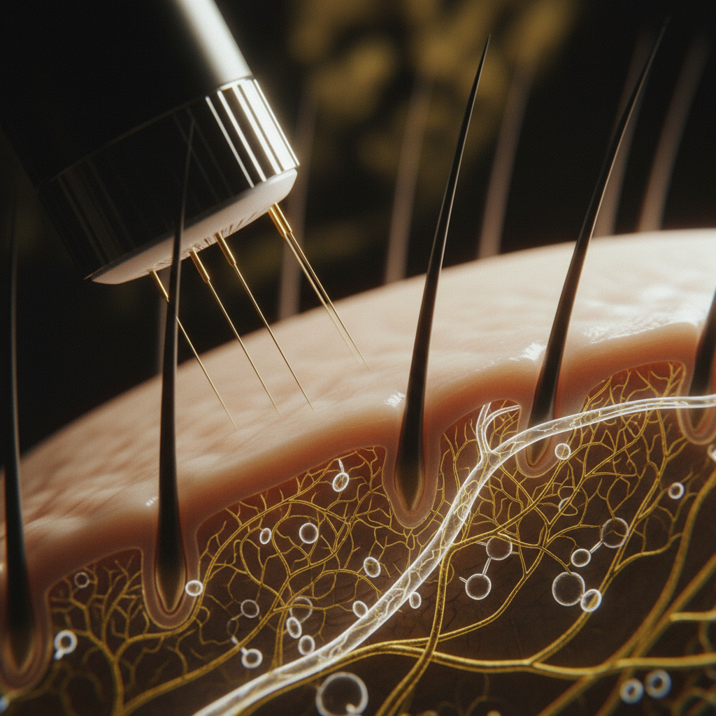 Biological mechanisms: how microneedling works on the scalp in the context of Scalp Microneedling for Hair Regrowth