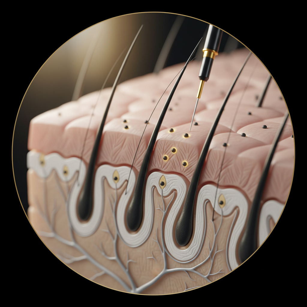 How the procedure works: the biological mechanism in the context of Scalp Micropigmentation for Thinning Hair
