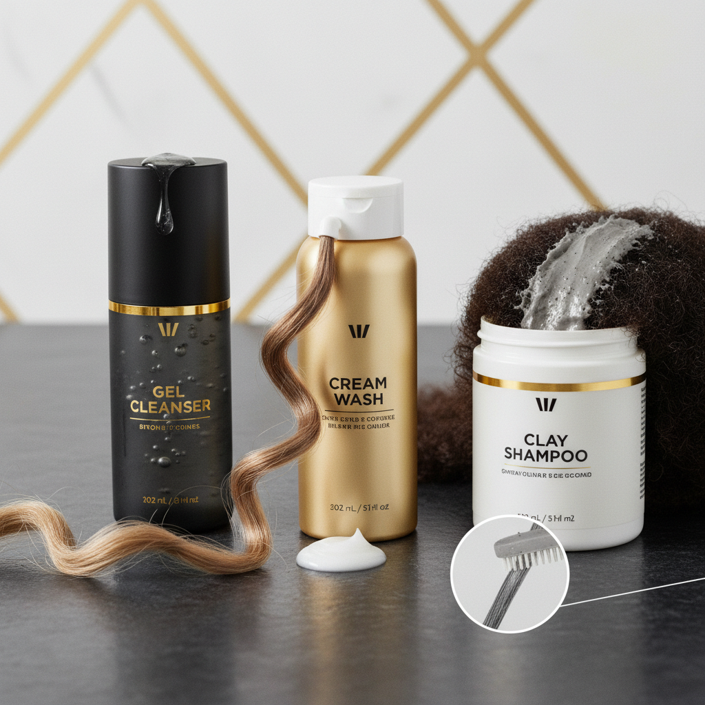 Cleanser types and their mechanical impact in the context of The Science of Hair Washing