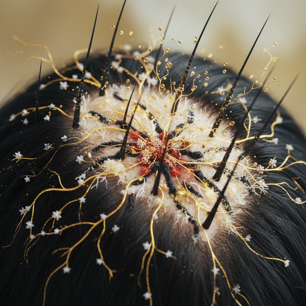 Biological mechanism: how triggers initiate a flare in the context of Seborrhoeic Dermatitis Triggers