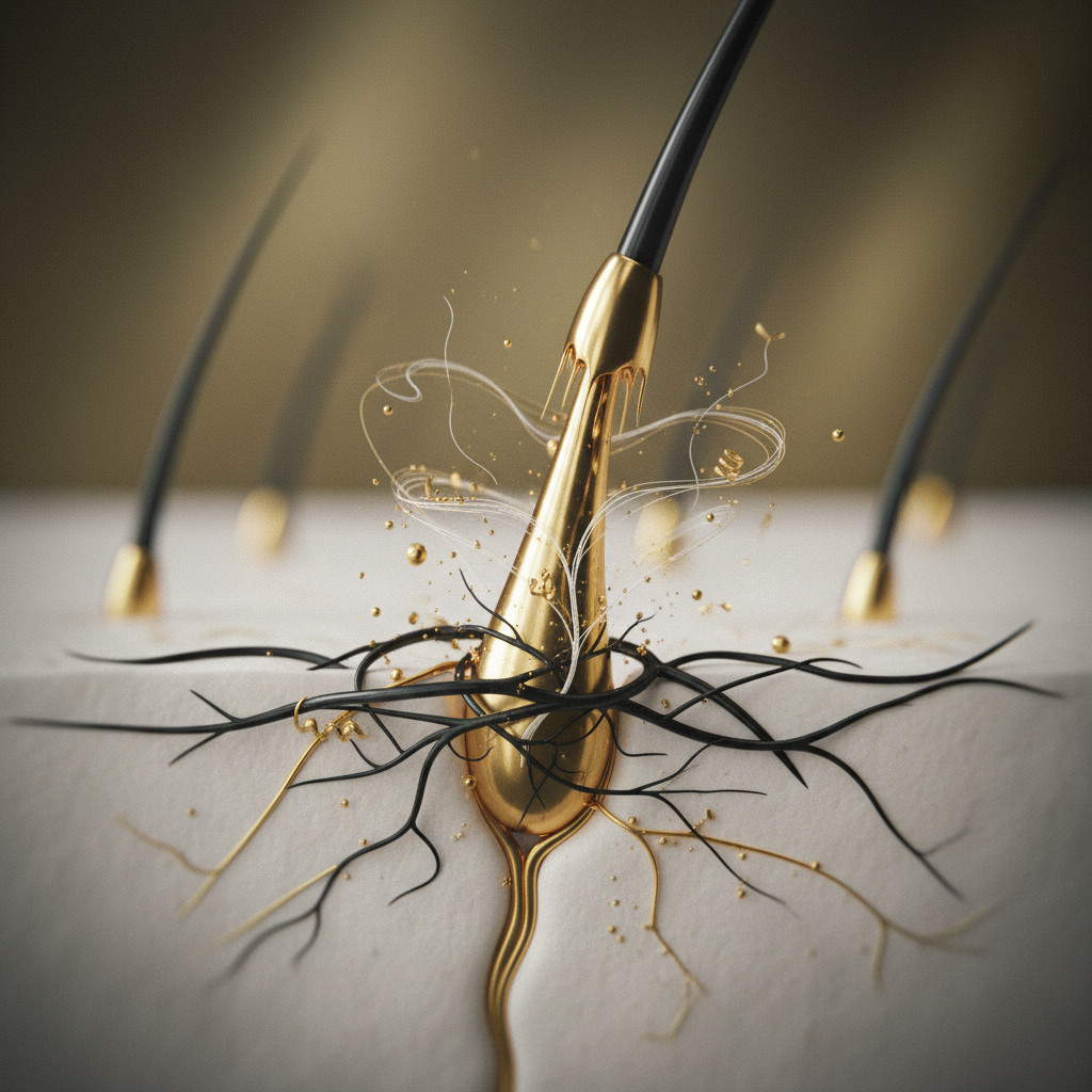 Mechanisms of follicular hair loss in the context of Signs of Hair Breakage vs Hair Loss