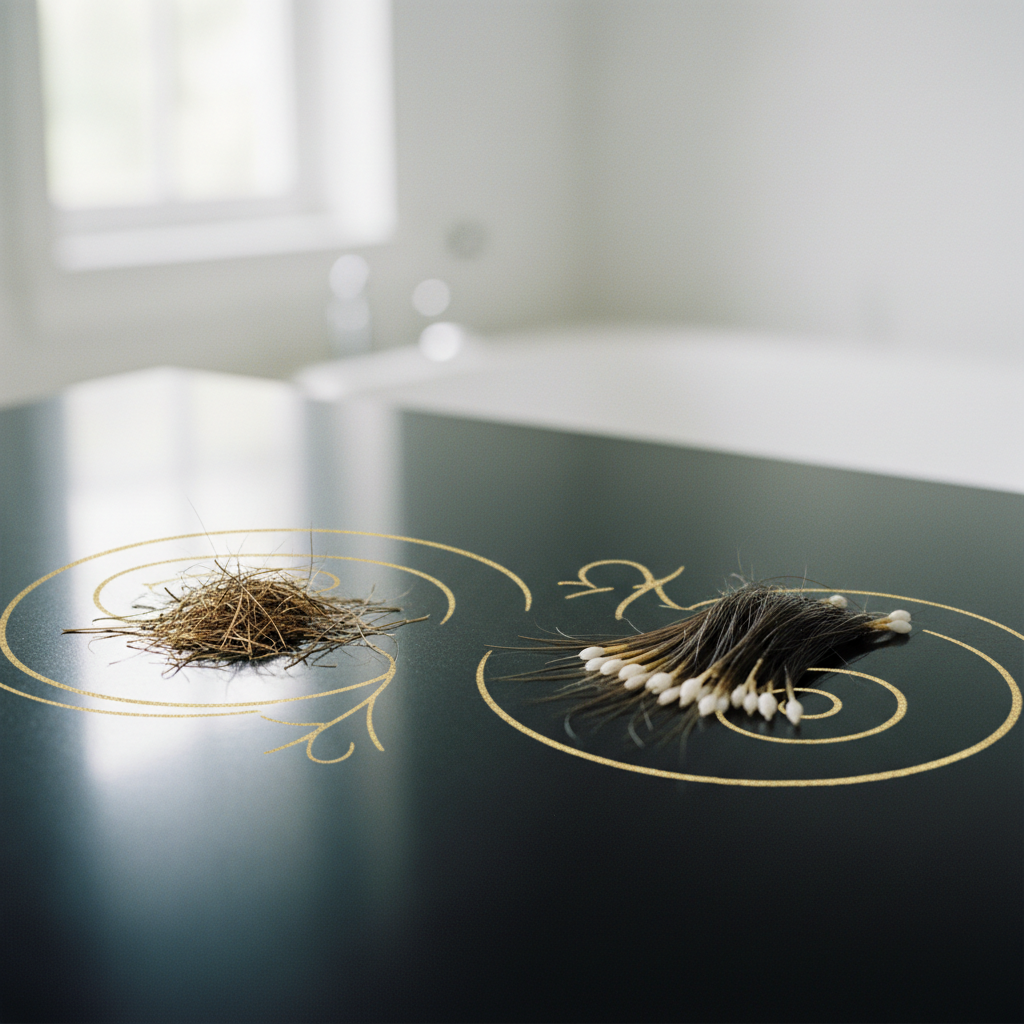 What the signs look like in daily life in the context of Signs of Hair Breakage vs Hair Shedding