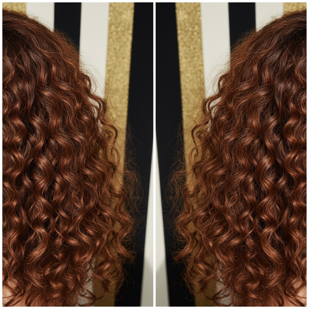 Comparing healthy curls to heat-damaged curls in the context of Signs of Heat Damage on Curly Hair