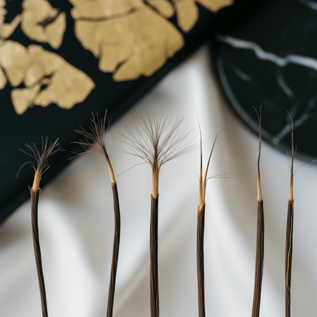 Common variations of hair fibre splitting in the context of Split Ends and Trichoptilosis