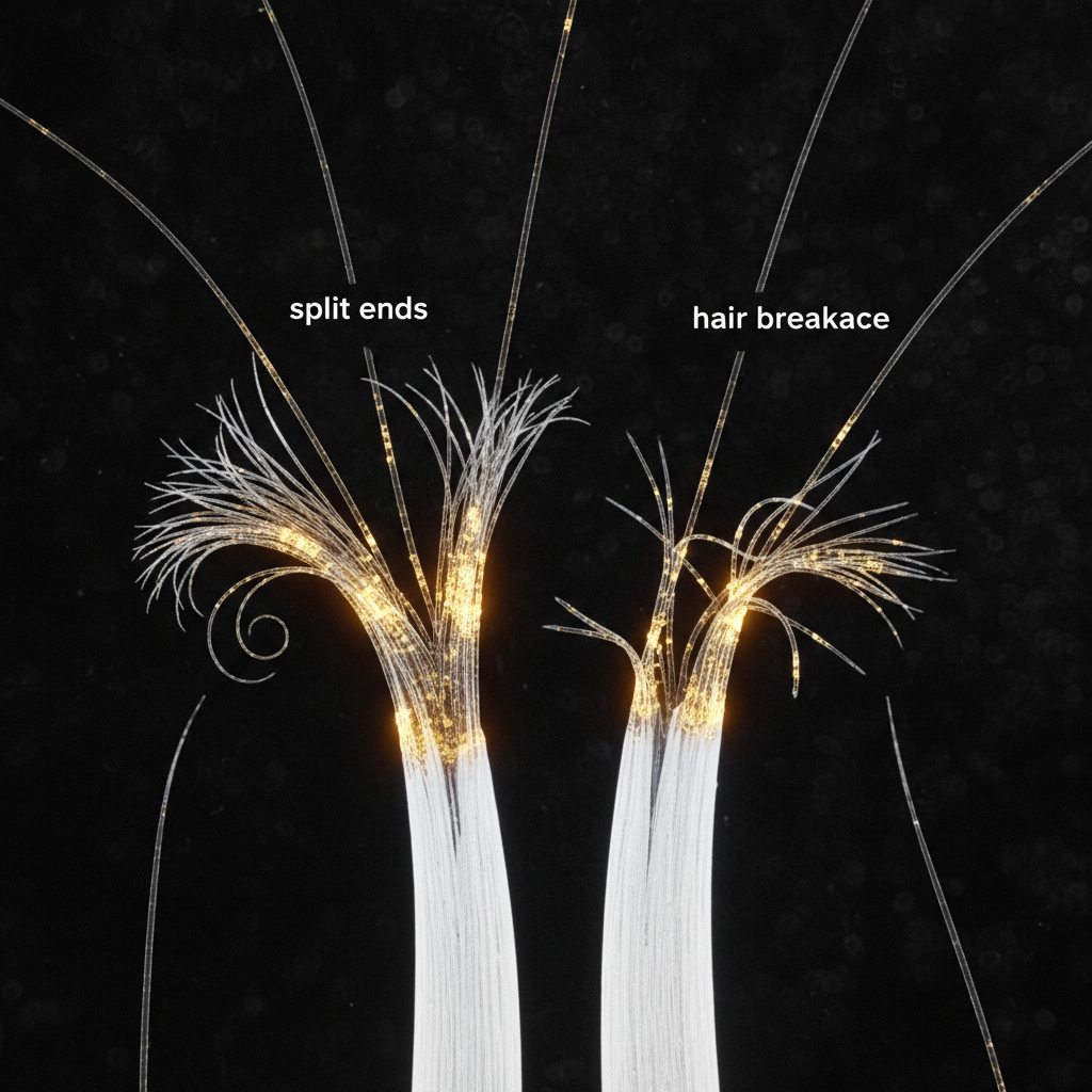 The biological mechanisms behind fibre failure in the context of Split Ends vs Hair Breakage
