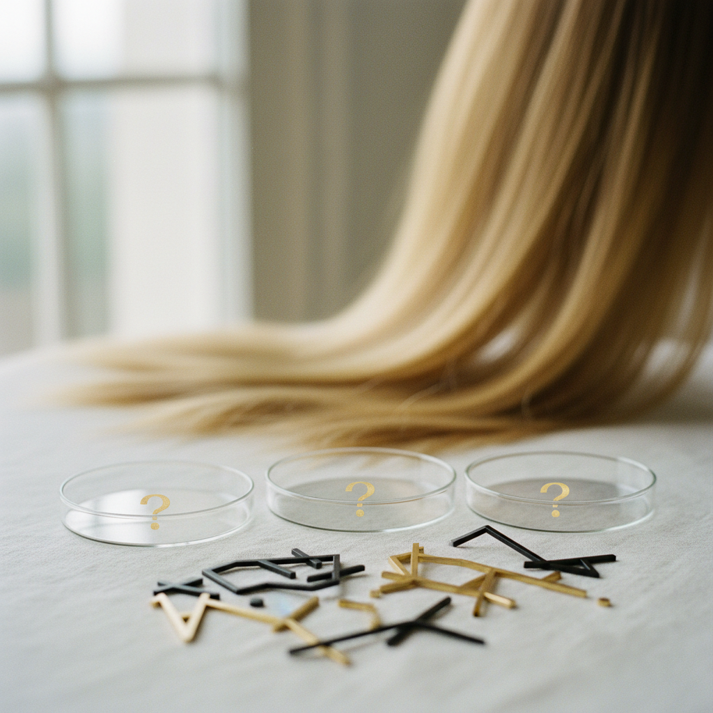 What the evidence does not show in the context of Telogen Effluvium vs Alopecia Areata