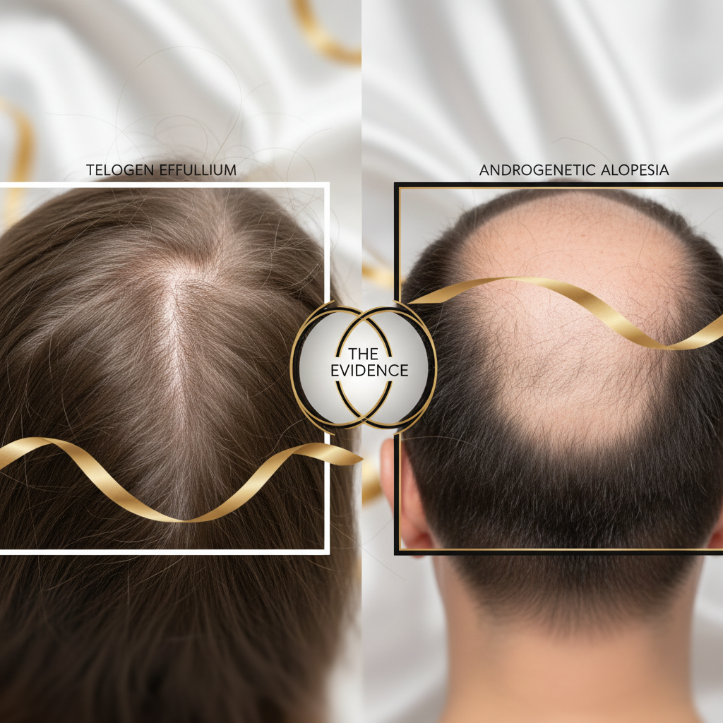 Telogen Effluvium vs Androgenetic Alopecia: what the evidence shows in the context of Telogen Effluvium vs Androgenetic Alopecia