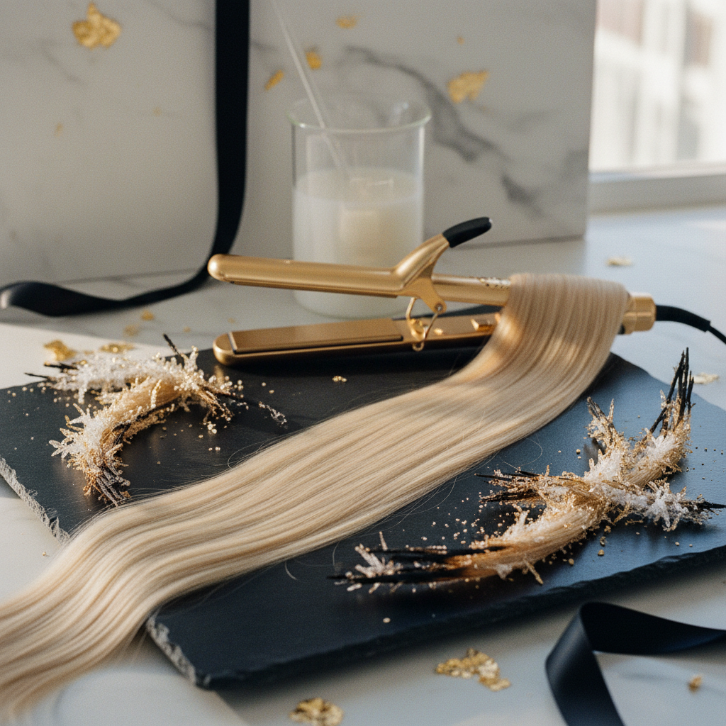 What the evidence does not show in the context of Thermal Hair Damage