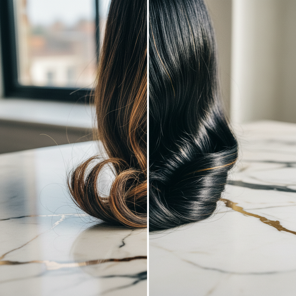 Signs of thermal damage vs other hair conditions in the context of Thermal Heat Damage and Keratin Denaturation