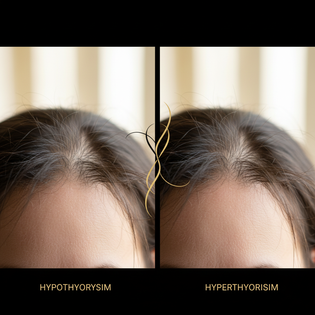 Hypothyroidism vs hyperthyroidism: comparison of scalp and fibre changes in the context of Thyroid Hair Loss Mechanics