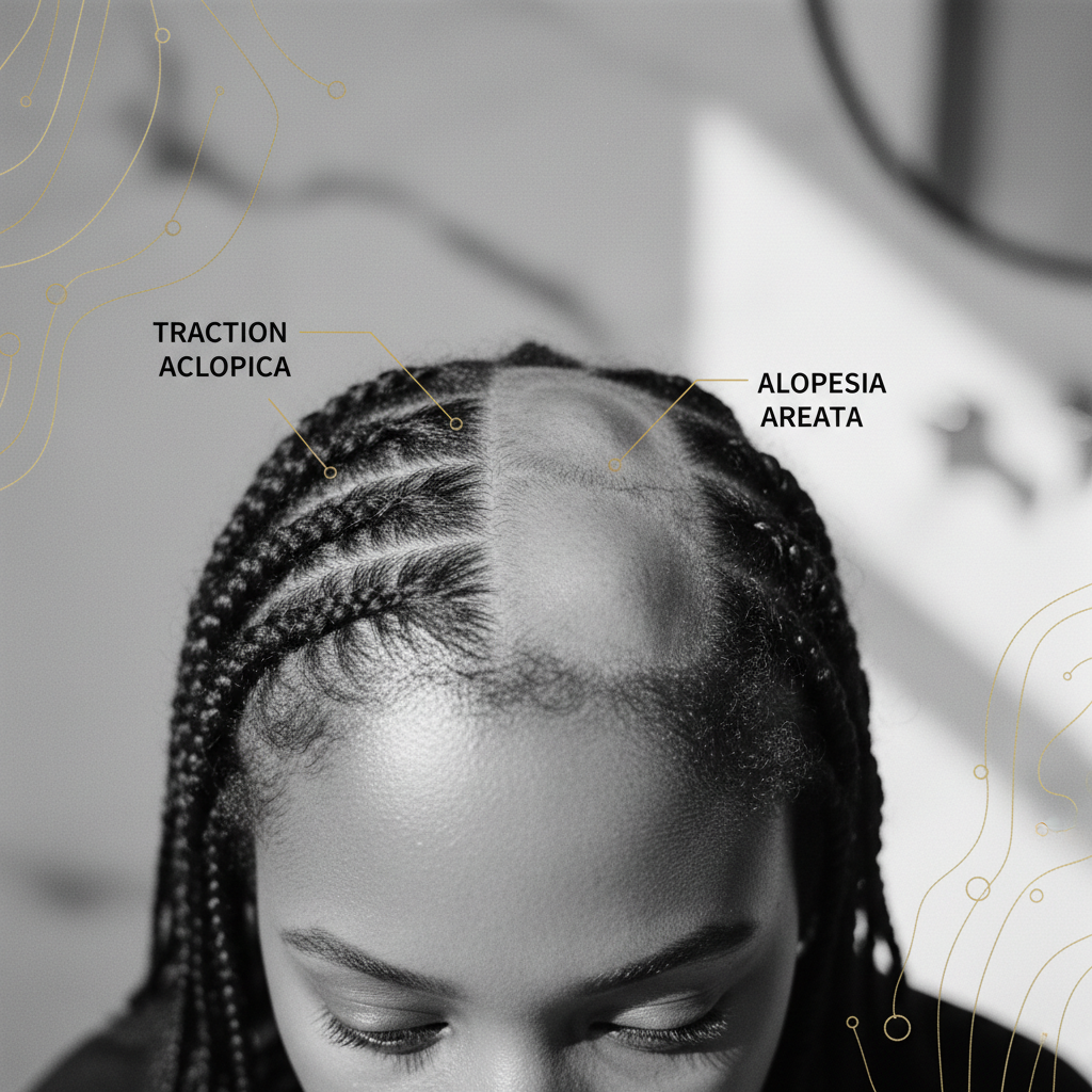 Recognising the signs and clinical patterns in the context of Traction Alopecia vs Alopecia Areata