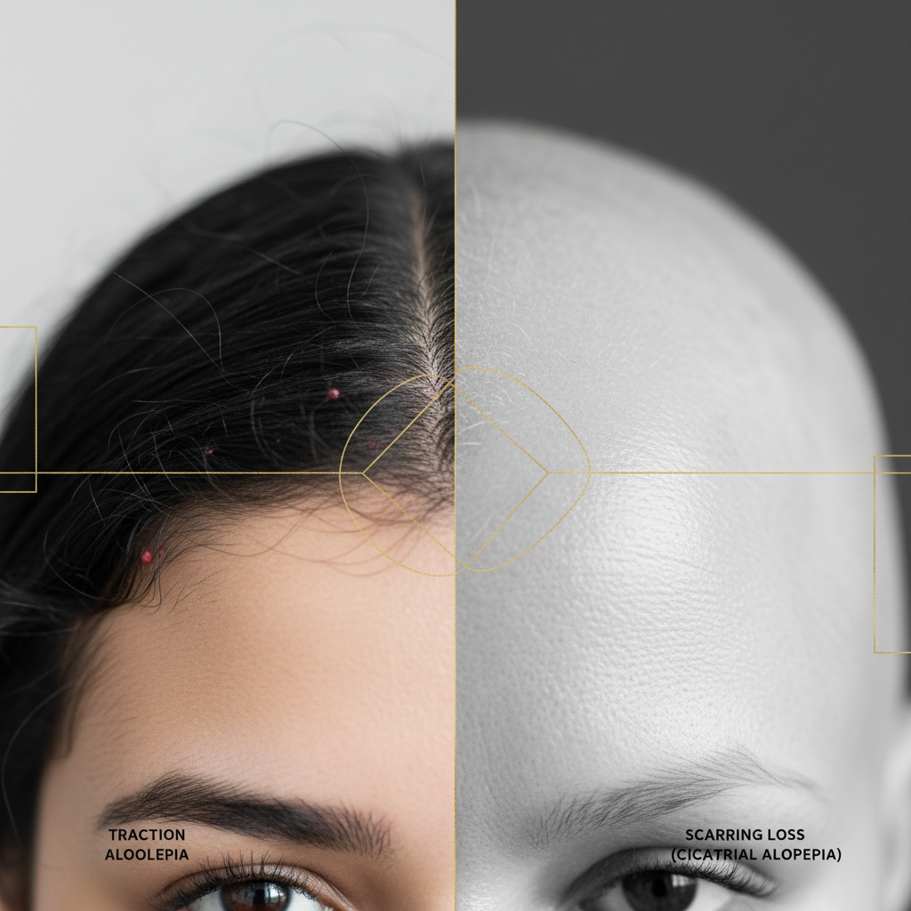 Traction Alopecia vs Scarring Loss: what the evidence shows in the context of Traction Alopecia vs Scarring Loss