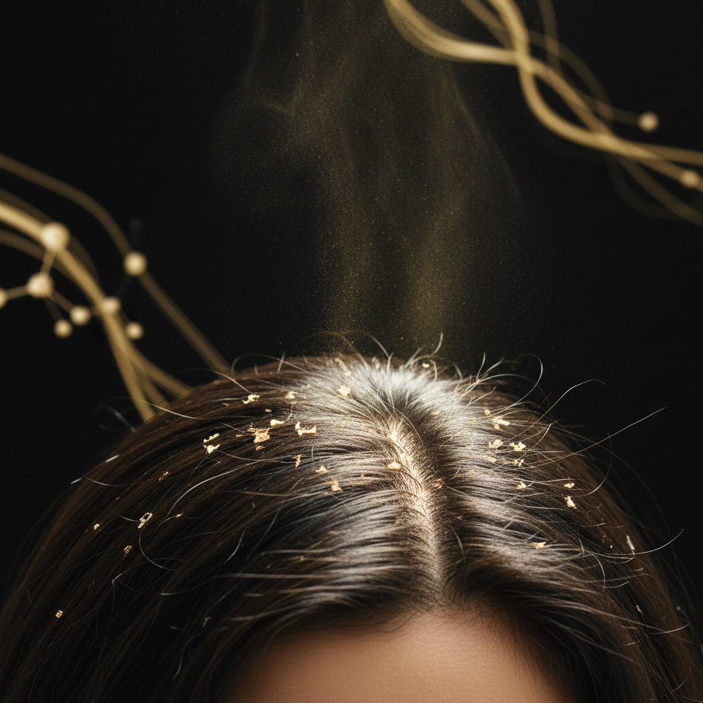 Dermatologist examining a patient scalp showing Transepidermal Water Loss and Scalp Dryness under clinical light
