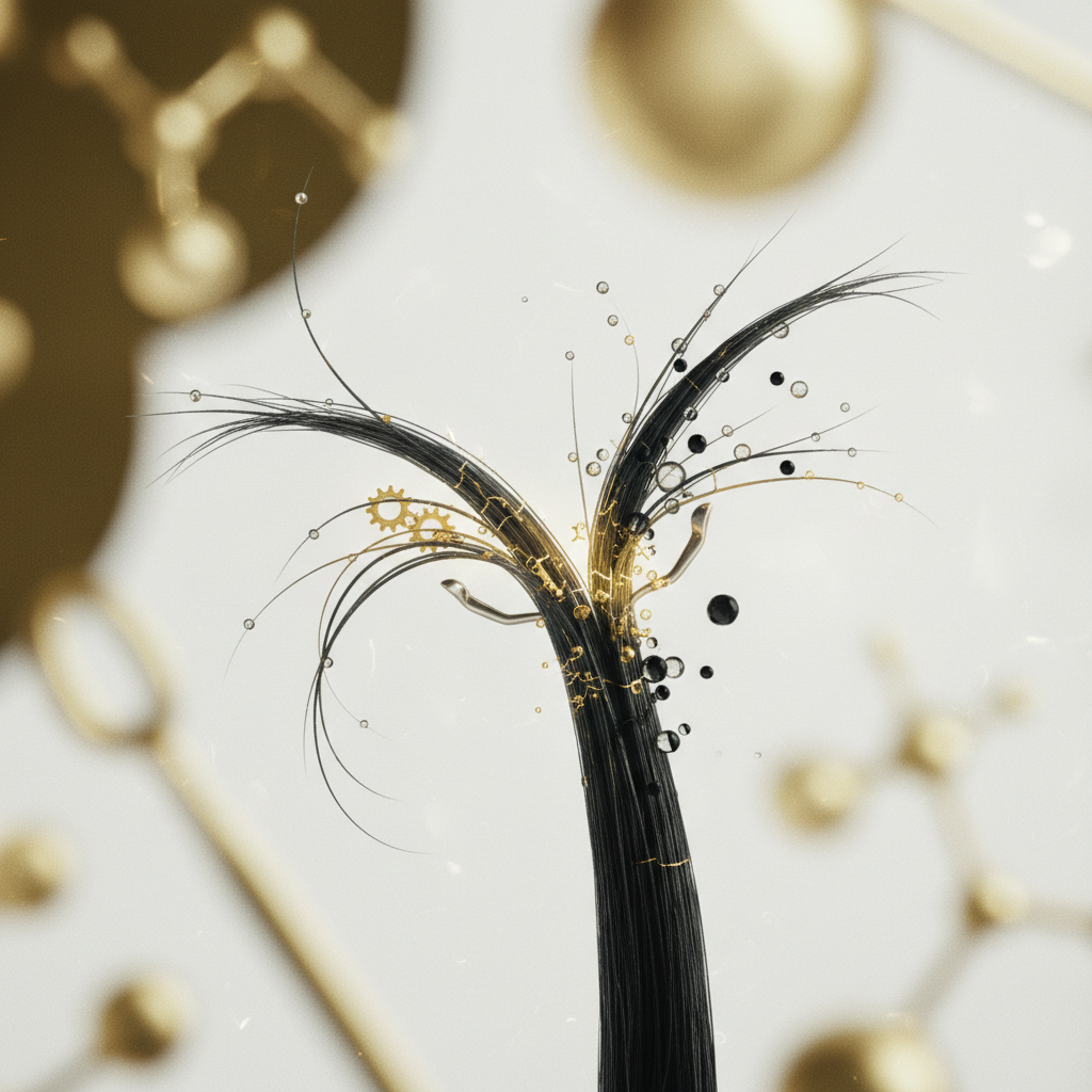 The mechanical and chemical process behind split ends in the context of Treating Split Ends