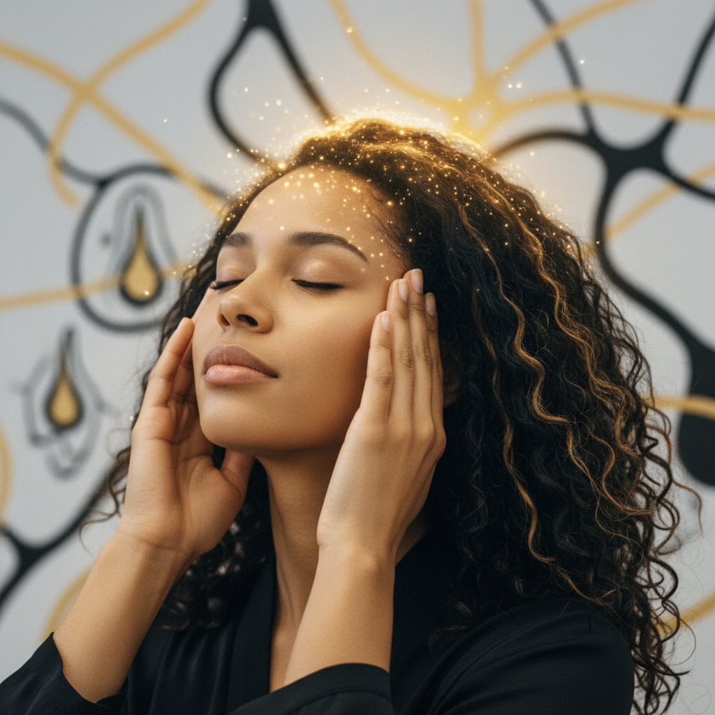 Doctor examining woman scalp suffering from discomfort for Trichodynia Causes and Relief guidance