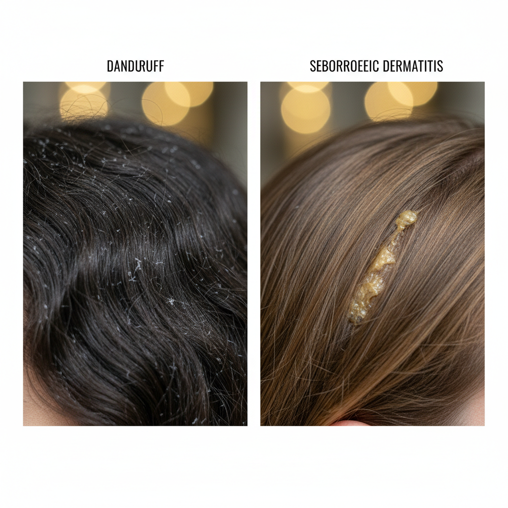 Signs and clinical differences: Dandruff vs Seborrhoeic Dermatitis in the context of Understanding Dandruff and Seborrhoeic Dermatitis