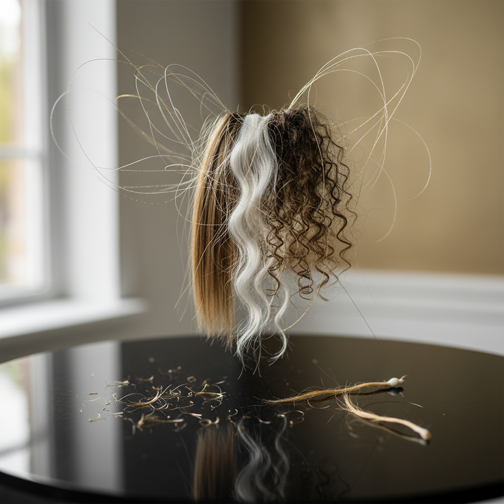 What the evidence does not show in the context of Understanding Hair Breakage versus Shedding