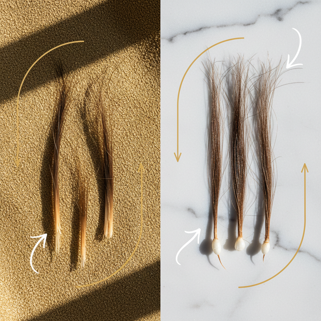 Signs to look for: how to tell which one you have in the context of Understanding Hair Breakage vs Hair Loss