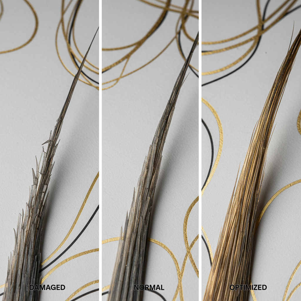 Cuticle health comparison across hair states in the context of Understanding Hair Cuticle Health