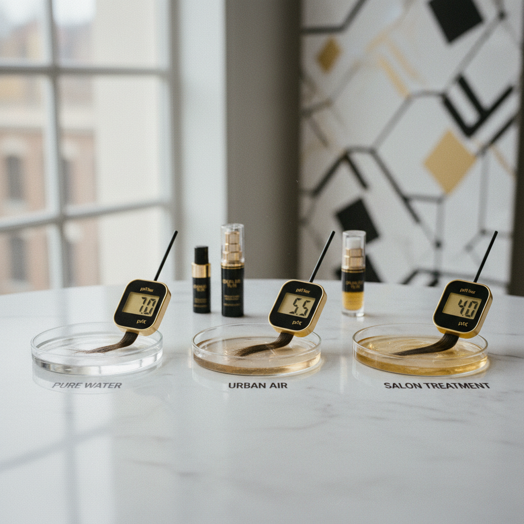 Comparing pH levels across hair environments in the context of Understanding Hair Scalp pH