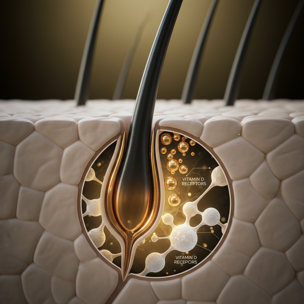 How vitamin D acts on the hair follicle in the context of Vitamin D and Hair Follicle Health