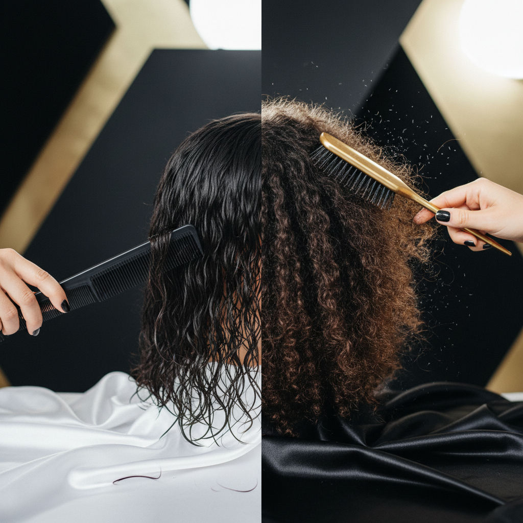 What the evidence does not show in the context of Wet vs Dry Hair Detangling